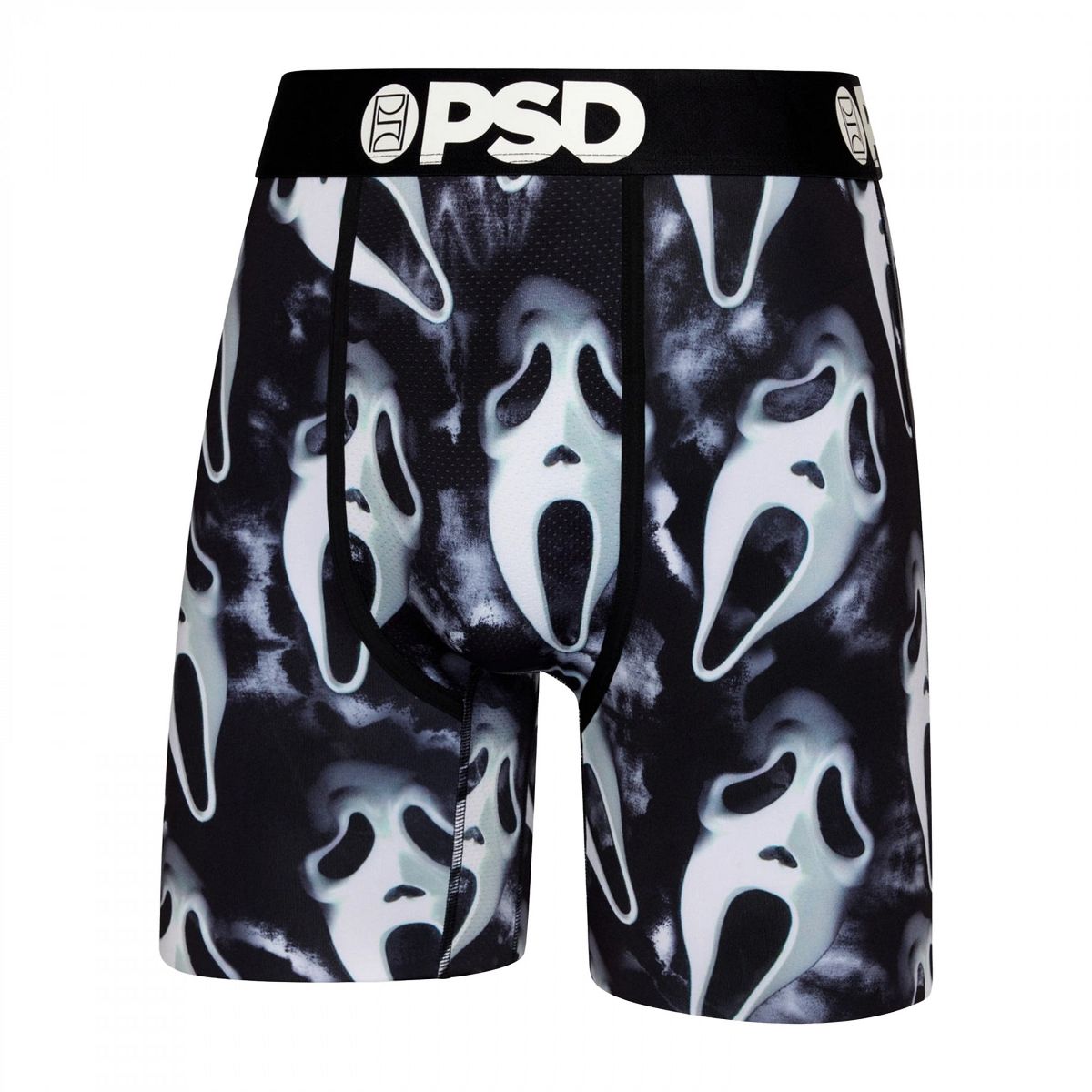 PSD x Ghost Face All Over Black Boxer Briefs