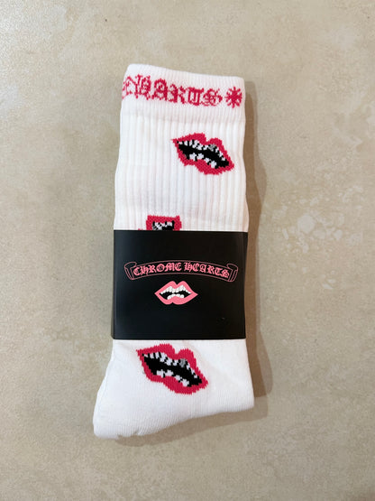 Chrome Hearts "Matty Boy" Lips White/Pink