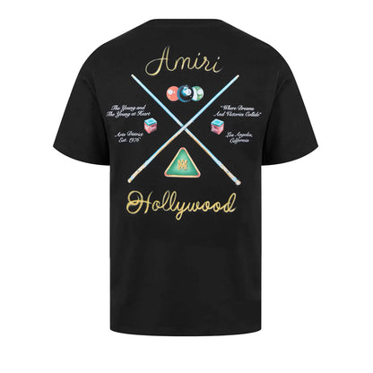 Amiri Pool Cue Bowling Tshirt black