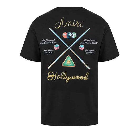 Amiri Pool Cue Bowling Tshirt black