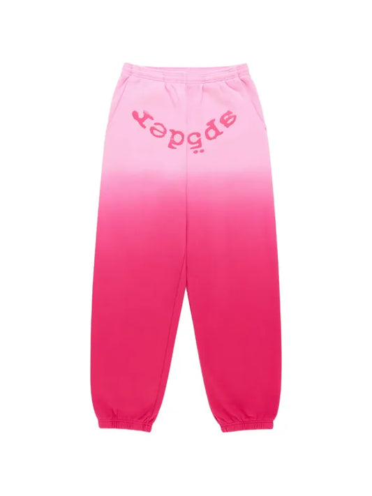 Spider ombre-effect track pants