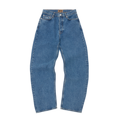 Corteiz DUAL STRIPE BAGGY JEANS [WASHED BLACK]