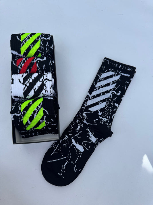 OFF WHOTE SOCKS PAR