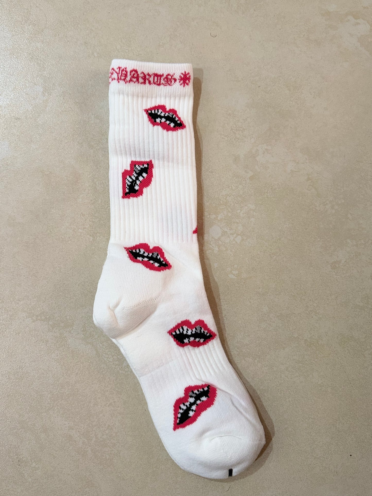 Chrome Hearts "Matty Boy" Lips White/Pink