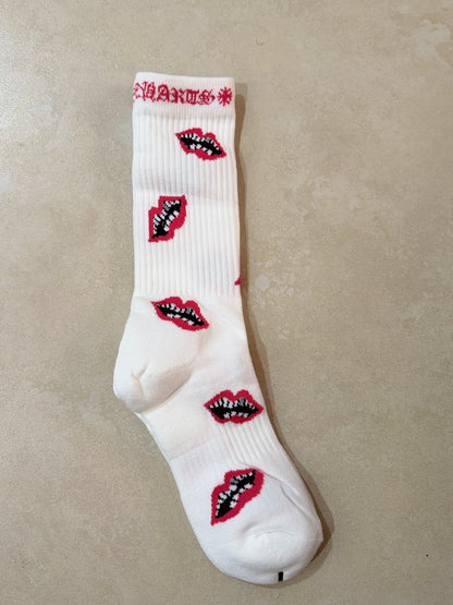 Chrome Hearts "Matty Boy" Lips White/Pink