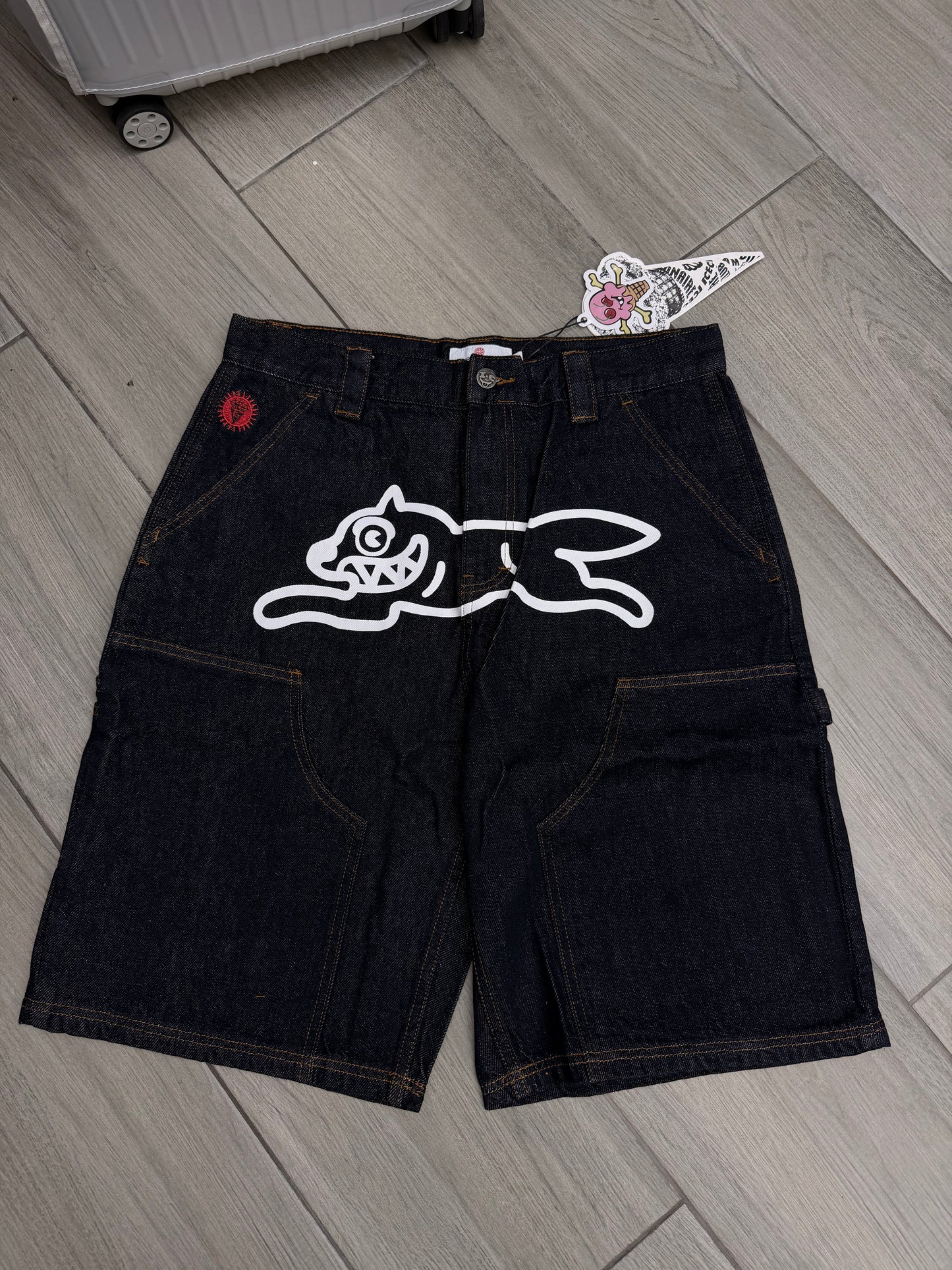 SELVEDGE RUNNING DOG DENIM CARPENTER SHORT D065