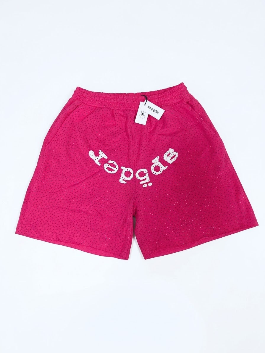 Spider Vvs Short Rhinestone Pink