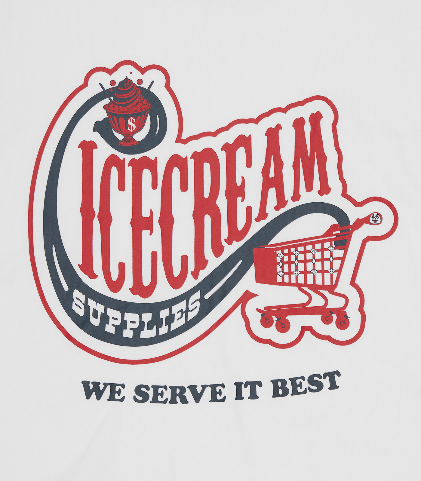 ICECREAM CONVENIENCE STORE T-SHIRT - BLACK