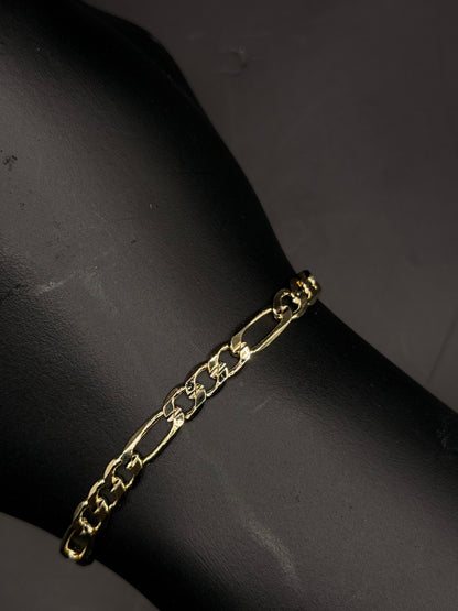 Tejido Cartier Pulso oro laminado 14k 5mm (T01)