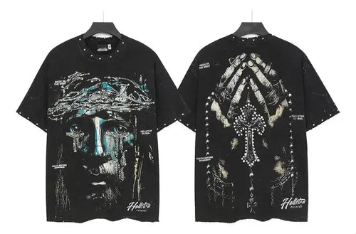 HELLSTAR Crown of Thorns black Tshirt