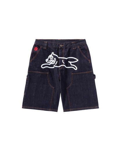SELVEDGE RUNNING DOG DENIM CARPENTER SHORT D065