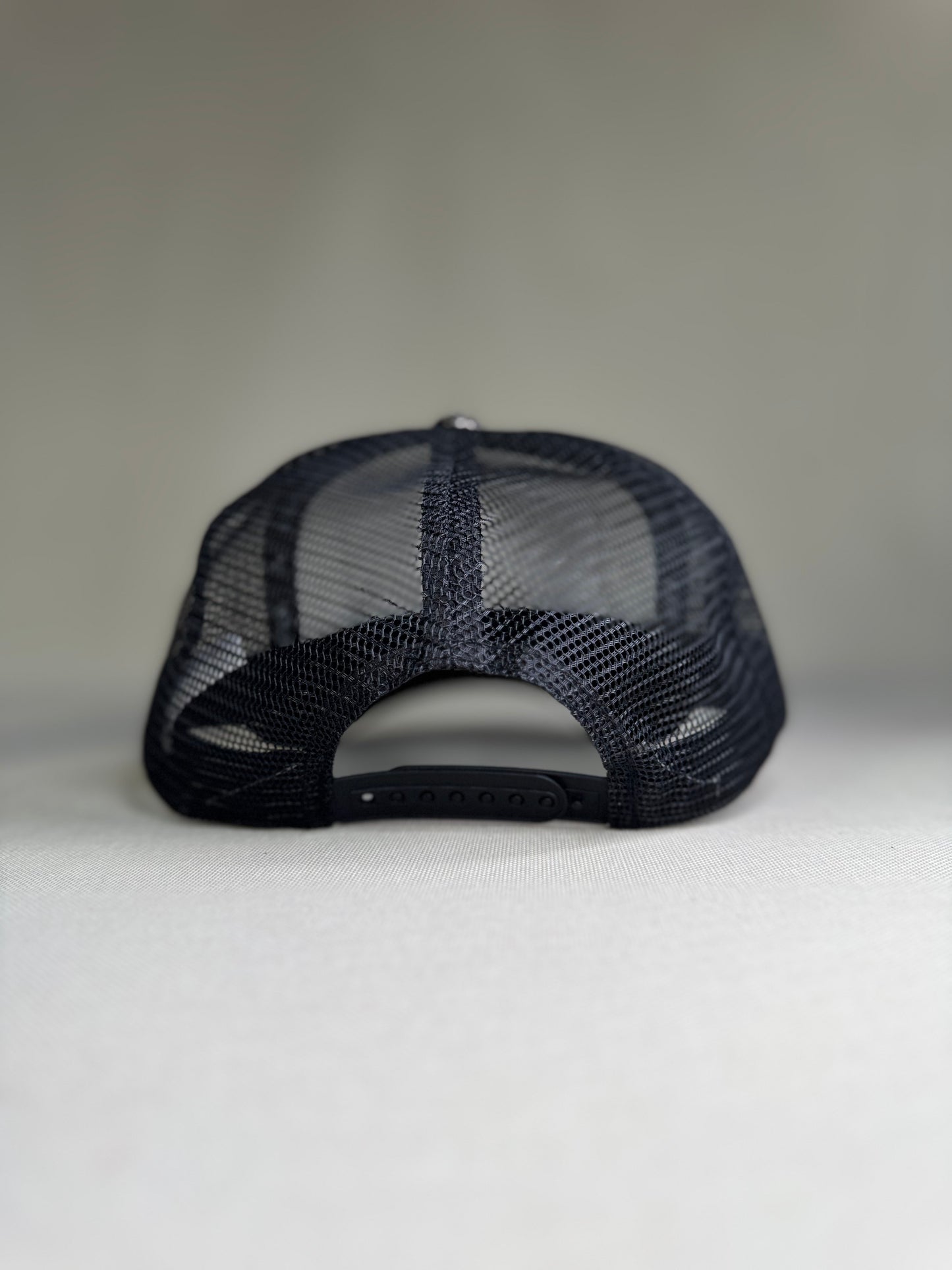 CHROMEHEARTS CEMENTERY TRUCKER HAT ALL BLACK