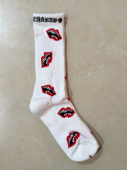 Chrome Hearts "Matty Boy" Lips White/Red