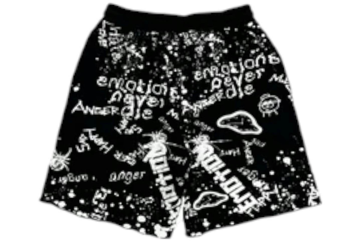 Mixed Emotion Black short