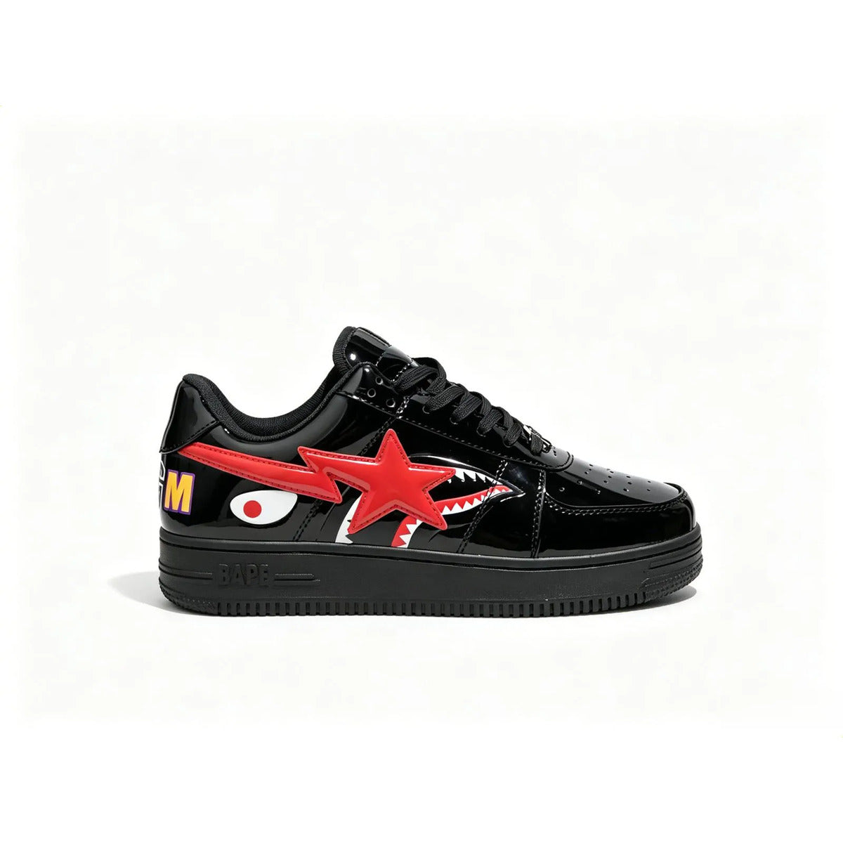A Bathing Ape BAPE Sta Low Shark Negro