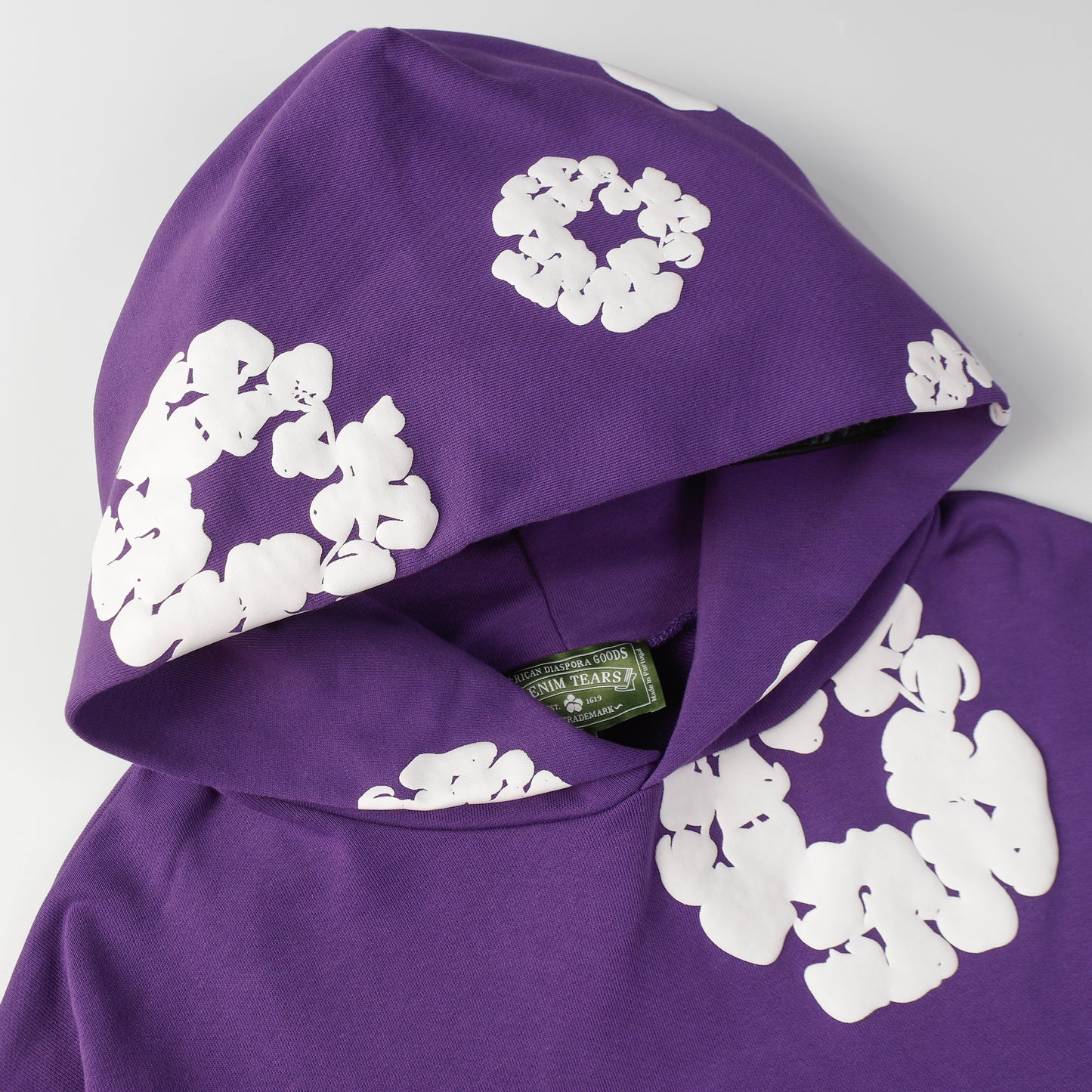 DENIM TEARS PURPLE HOODIE