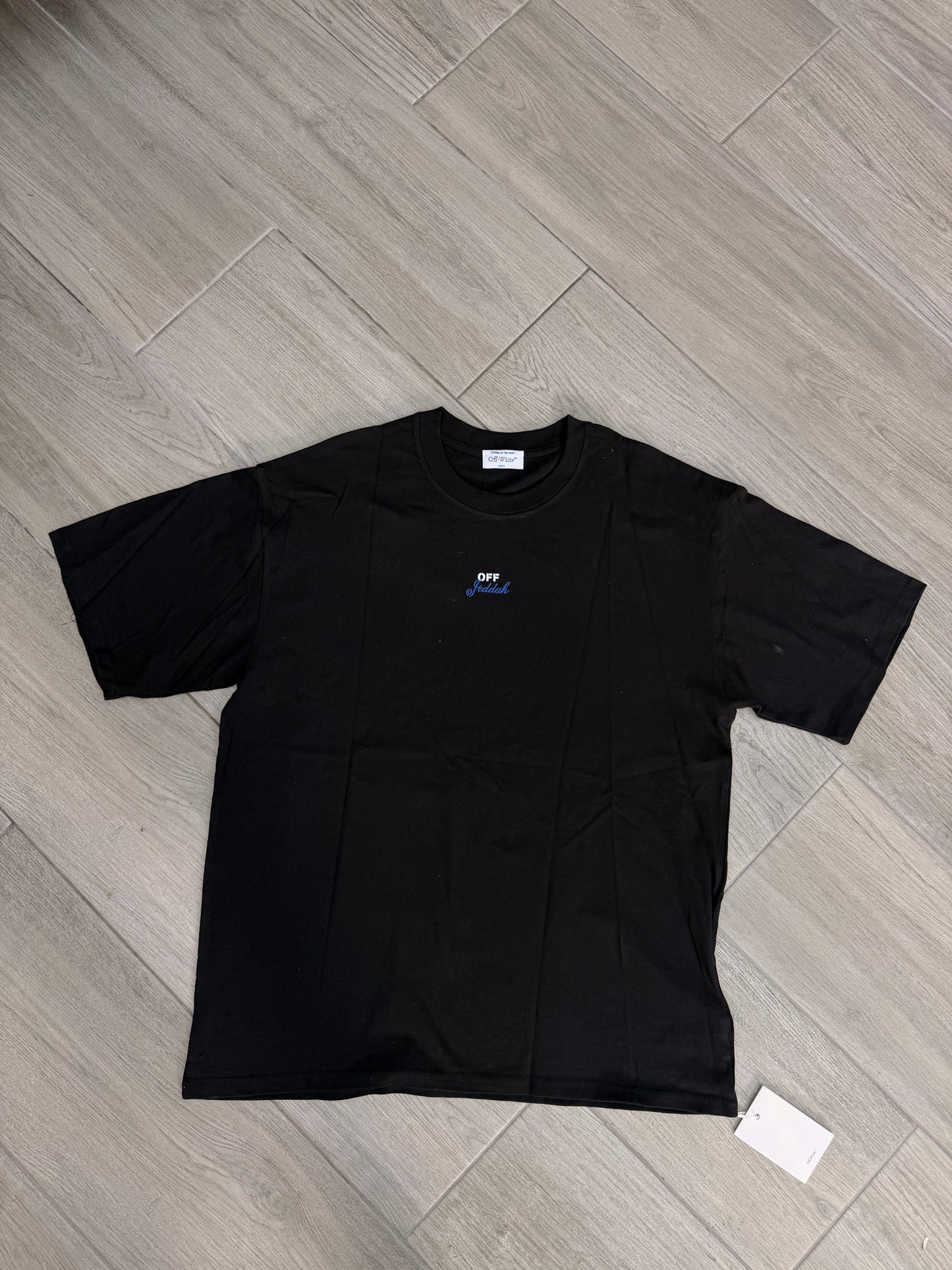 OFF WHITE JEDDAH GARMENT BLACK TSHIRT