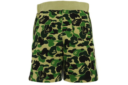 Bape ABC CAMO SHARK SWEAT SHORTS MENS green