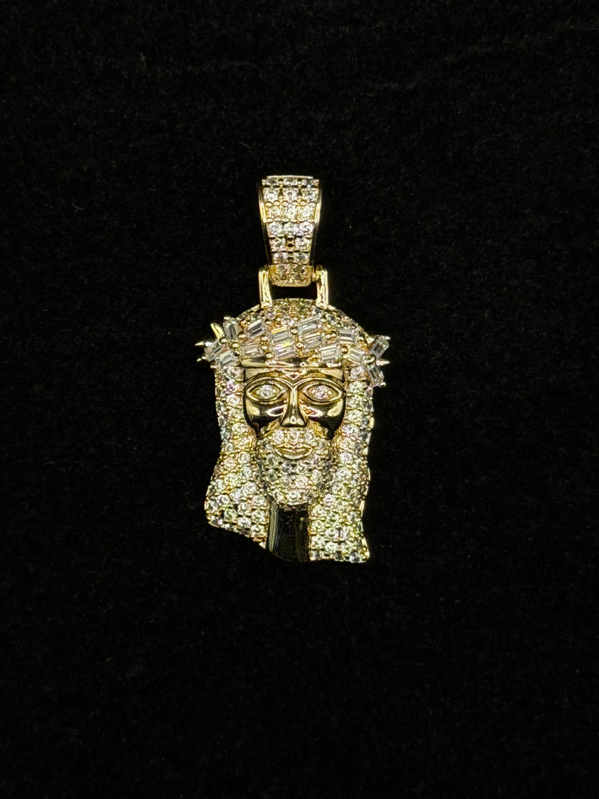 Iced Jesus Piece Oro laminado 14K