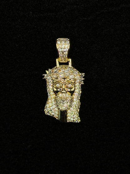 Iced Jesus Piece Oro laminado 14K