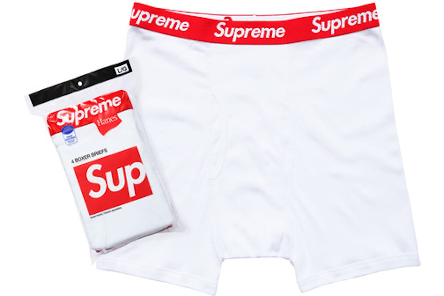 SUPREME X HANES BRIEF BÓXER 2PACK