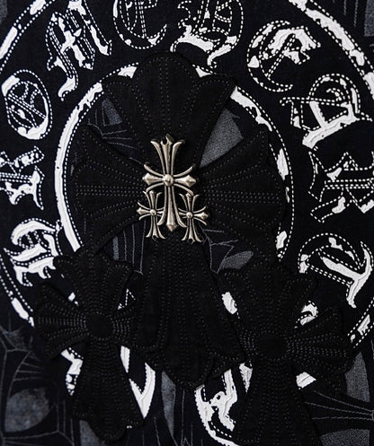 Chromehearts cross Black Tshirt
