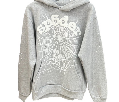 SPIDER GREY HOODIE
