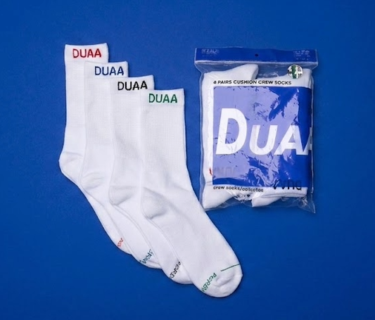 DUAA ELITE SOCKS 4PACK “WHITE”