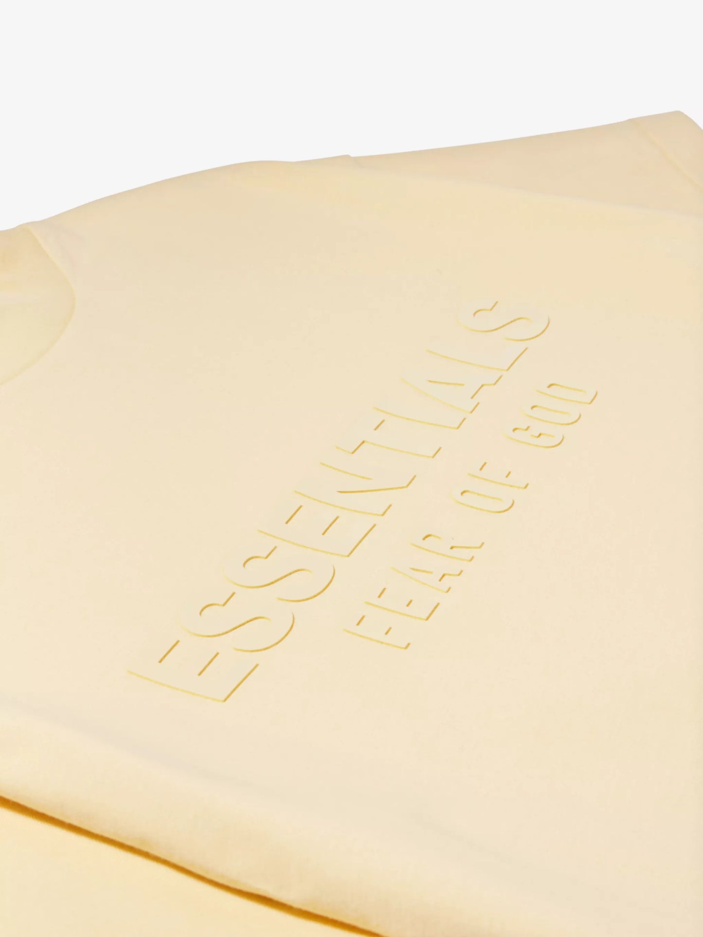 ESSENTIALS FEAR OF GOD YELLOW TEE