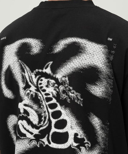 OFF WHITE DRAGON BLACK TSHIRT