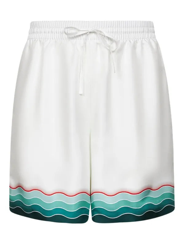 Casa Blanca Montagne Ondulée silk shirt