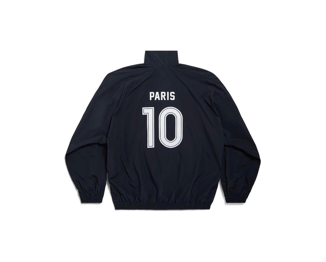 Balenciaga Soccer Paris 10 Black Zip Up