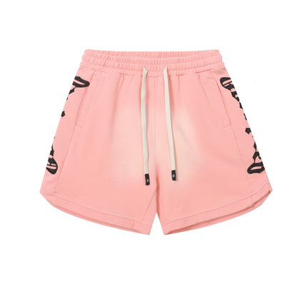 Godspeed Mens Courtside Shorts Starburst/Pink