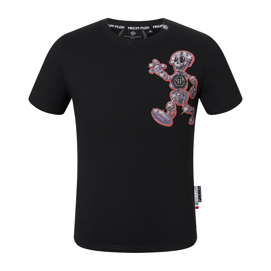 PHILIPP PLEIN SKULL BLACK TSHIRT
