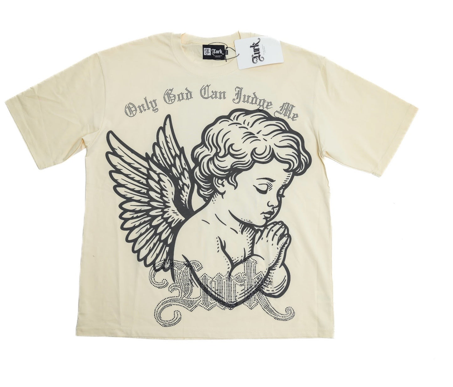 LURK BRAND “LURK PRAYING ANGEL BEIGE VERSION BOXY FIT