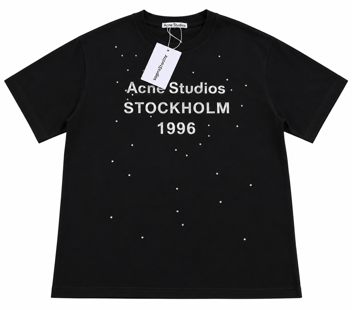 Acne Studios StockHolm Rhinestone black
