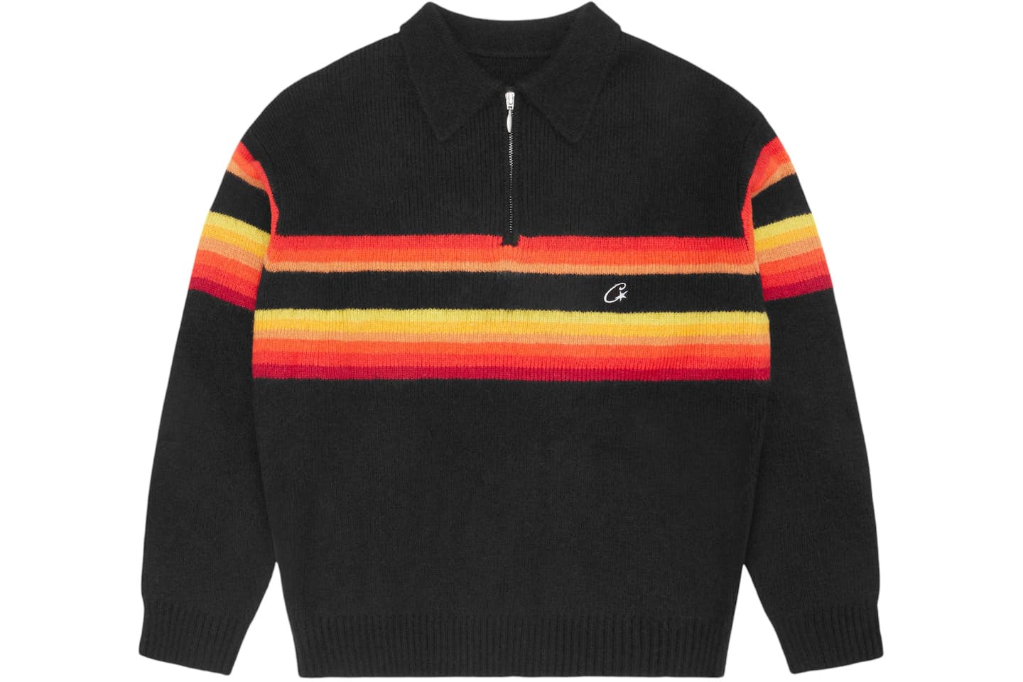Corteiz Gradient Half Knit Zip Pullover