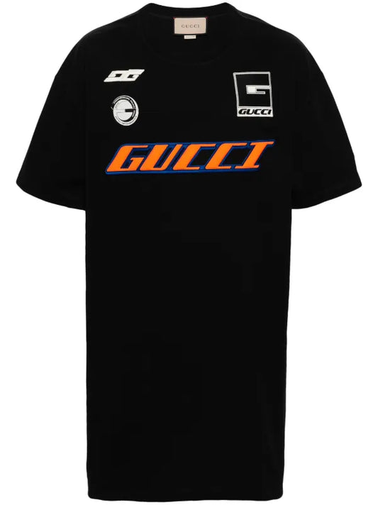 GUCCI DRER ROW BLACK TSHIRT