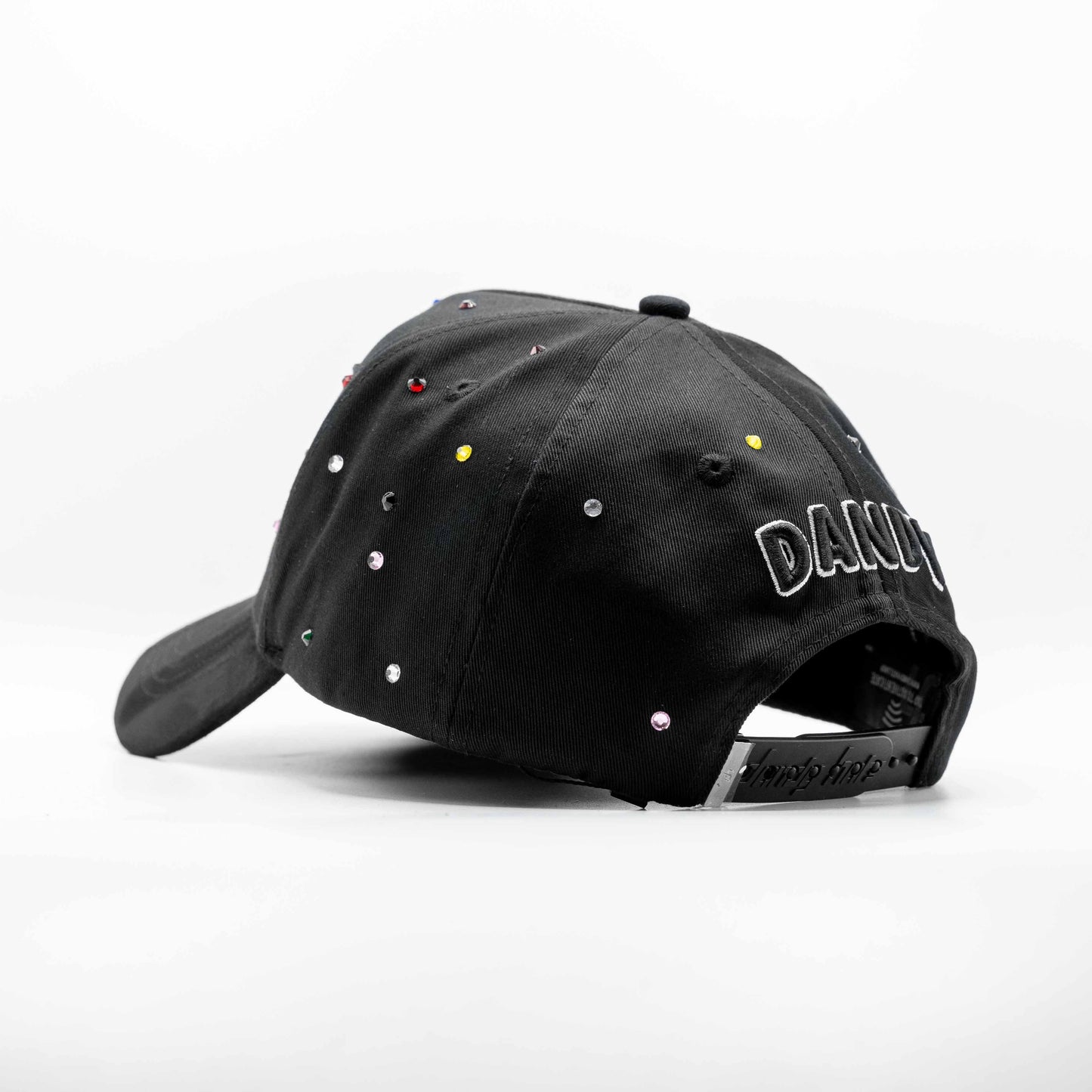 DANDY HATS "LA" BLACK RAINBOW CRYSTALS