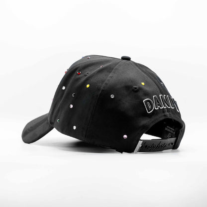 DANDY HATS "LA" BLACK RAINBOW CRYSTALS