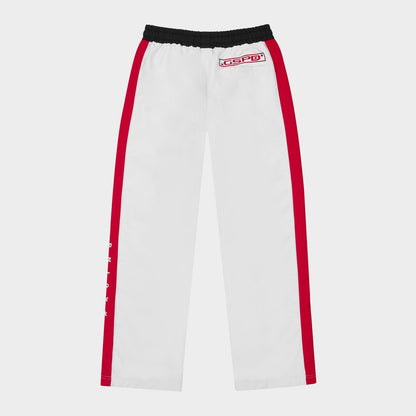 GODSPEED GRC TRACKPANTS NYC WHITE