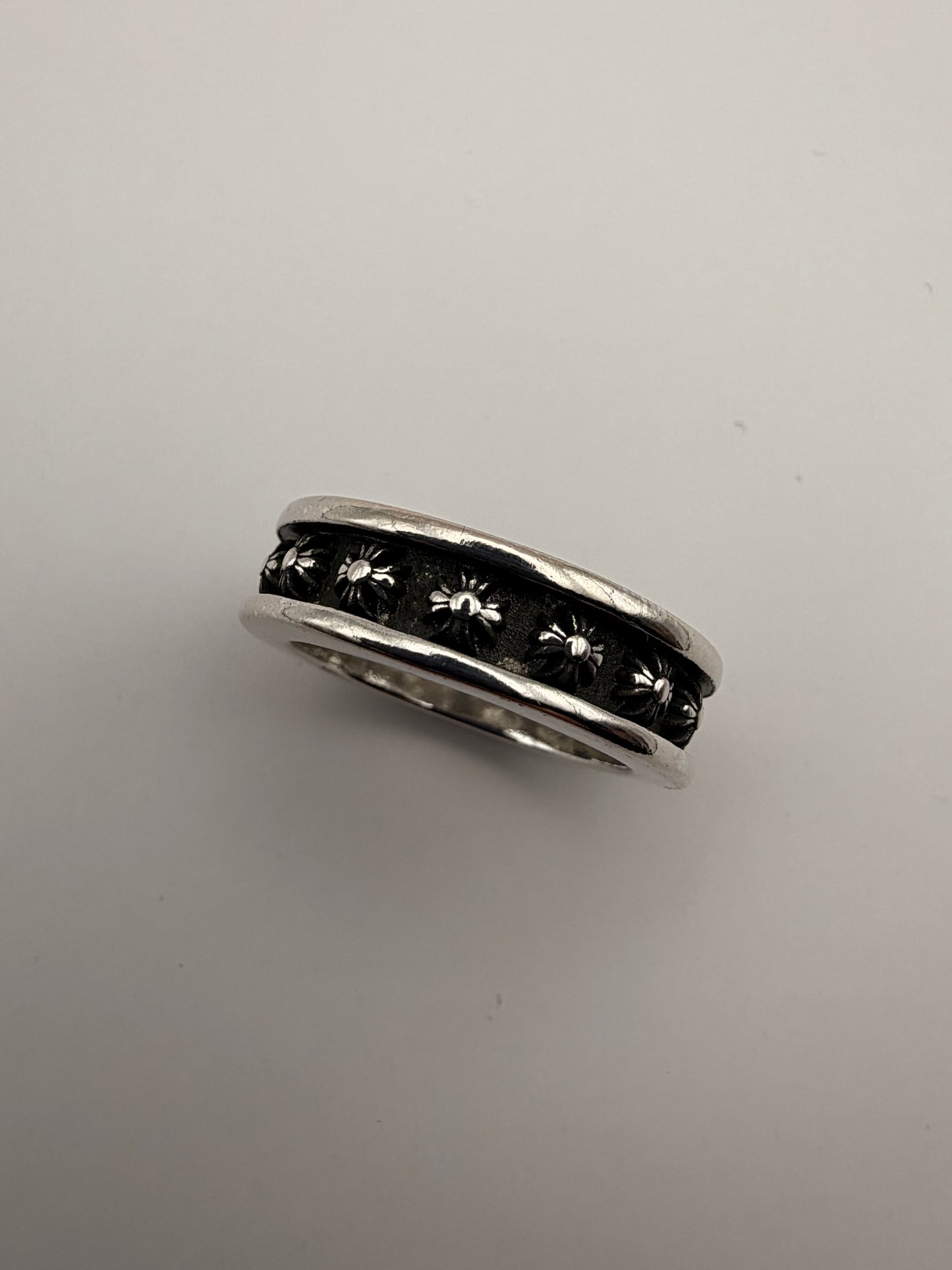 Chromehearts Gothic Eternity Ring Plata 925
