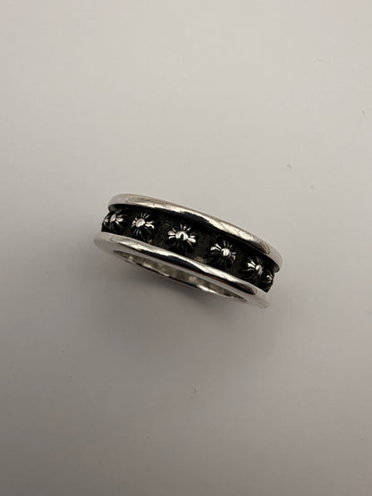 Chromehearts Gothic Eternity Ring Plata 925
