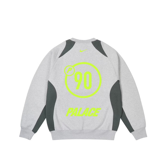 PALACE X NIKE TOTAL P90 CREW GREY MARL