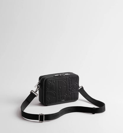 Dior Zipped Pouch with Strap black