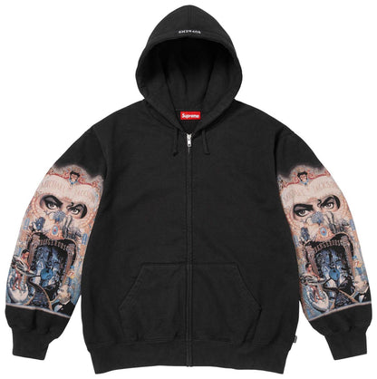 Supreme Michael Jackson Dangerous Zip Up Hooded Sweatshirt 'Black'