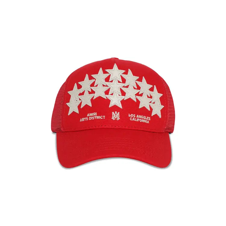 Amiri Stars Trucker Hat 'Red'