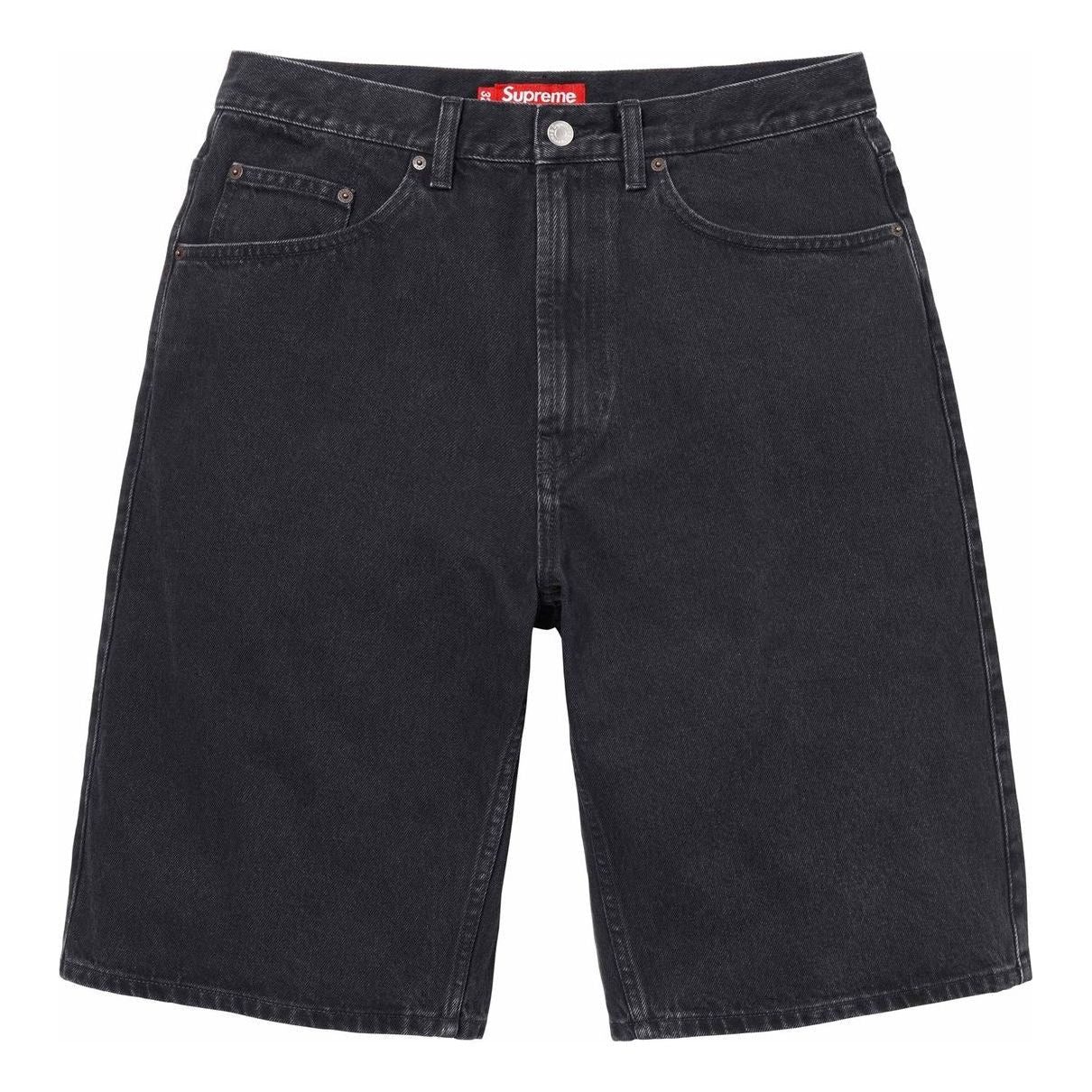 SUPREME BAGGY DENIM SHORT BLACK