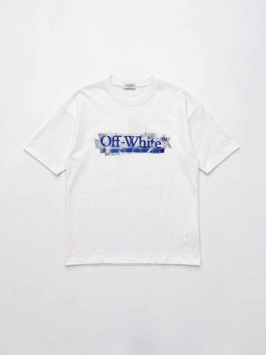 Off white Silver streak white Tshirt