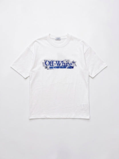 Off white Silver streak white Tshirt